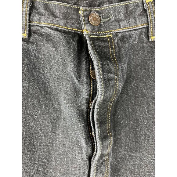 Levi's Strauss & Co 501 Straight Fit Button Fly Jeans, Mens Size 38/34 - Picture 3 of 9